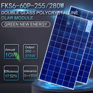 FKS6=60P=255280W double glass double cr